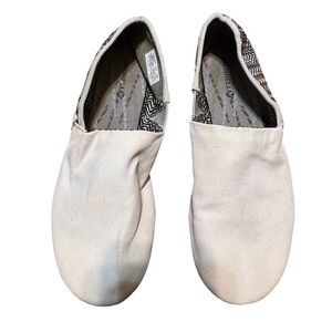 Merrell Silver Lining Off White Fabric Shoes Size 11